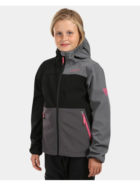 Kilpi Jachetă Softshell pentru fete Kilpi RAVIA-J Negru