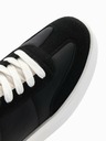 Ombre Clothing Adidași old-school cu talpă groasă pentru bărbați negru Ombre Clothing