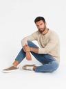 Ombre Clothing Adidași cu talpă groasă Oldschool pentru bărbați maro deschis Îmbrăcăminte Ombre