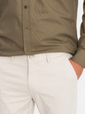 Ombre Clothing Pantaloni chino bărbătești REGULAR FIT bej Îmbrăcăminte Ombre
