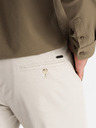 Ombre Clothing Pantaloni chino bărbătești REGULAR FIT bej Îmbrăcăminte Ombre