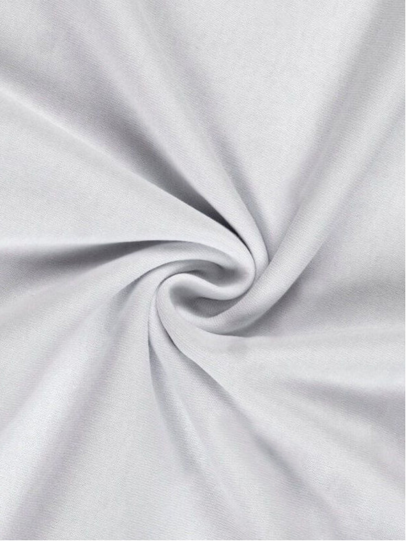 Kvalitex Cearșaf Jersey pentru copii 60x120cm alb Kvalitex