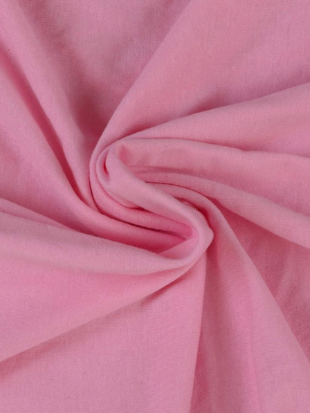 Kvalitex Cearșaf single Jersey 90x200cm roz deschis Kvalitex