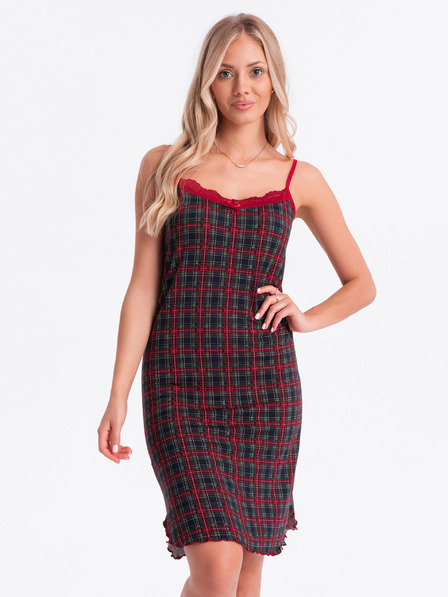 Edoti EDOTI Cămașă de noapte pijama pentru femei, roșu
