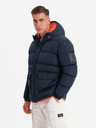 Ombre Clothing Jachetă sport călduroasă pentru bărbați Ombre Clothing cu glugă dublă