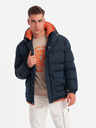 Ombre Clothing Jachetă sport călduroasă pentru bărbați Ombre Clothing cu glugă dublă