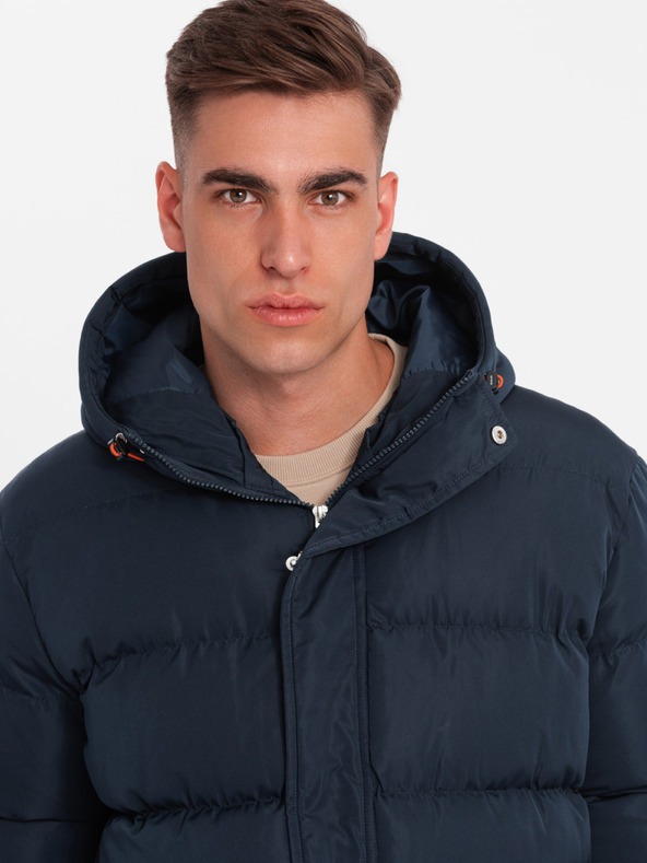 Ombre Clothing Jachetă sport călduroasă pentru bărbați Ombre Clothing cu glugă dublă