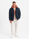 Ombre Clothing Jachetă sport călduroasă pentru bărbați Ombre Clothing cu glugă dublă