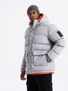 Ombre Clothing Jachetă sport călduroasă pentru bărbați Ombre Clothing cu glugă dublă