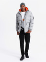 Ombre Clothing Jachetă sport călduroasă pentru bărbați Ombre Clothing cu glugă dublă