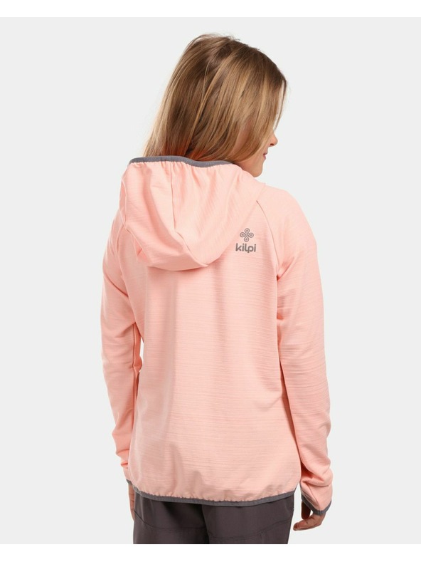 Kilpi Hanorac sport ușor pentru fete Kilpi MEMPHIS-JG Coral