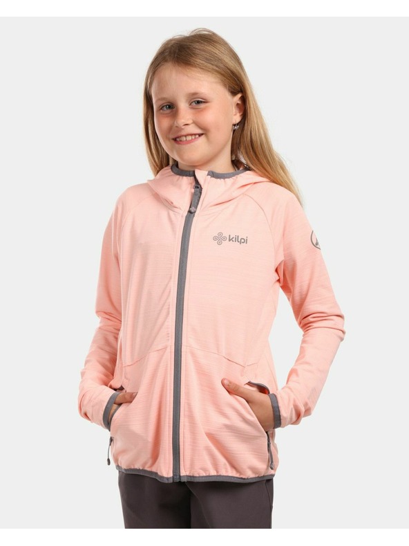 Kilpi Hanorac sport ușor pentru fete Kilpi MEMPHIS-JG Coral
