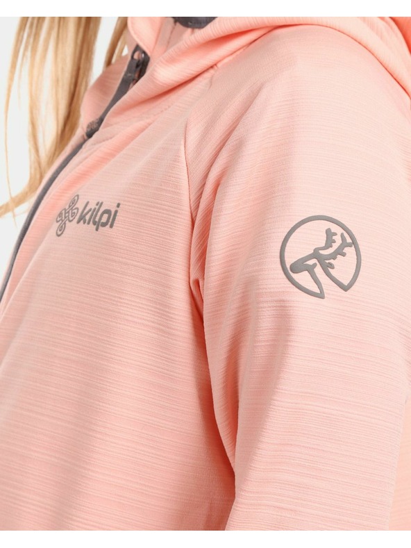 Kilpi Hanorac sport ușor pentru fete Kilpi MEMPHIS-JG Coral