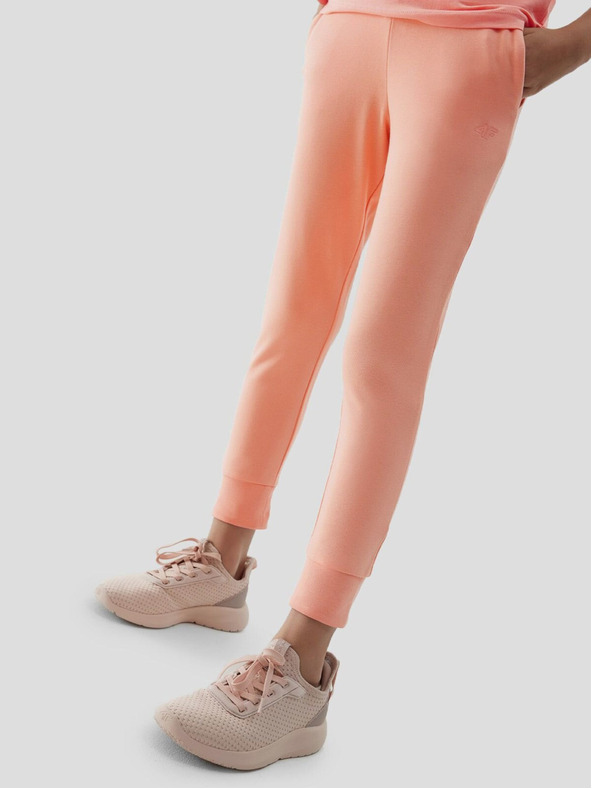 4F Pantaloni de bumbac pentru fete Sweatpants