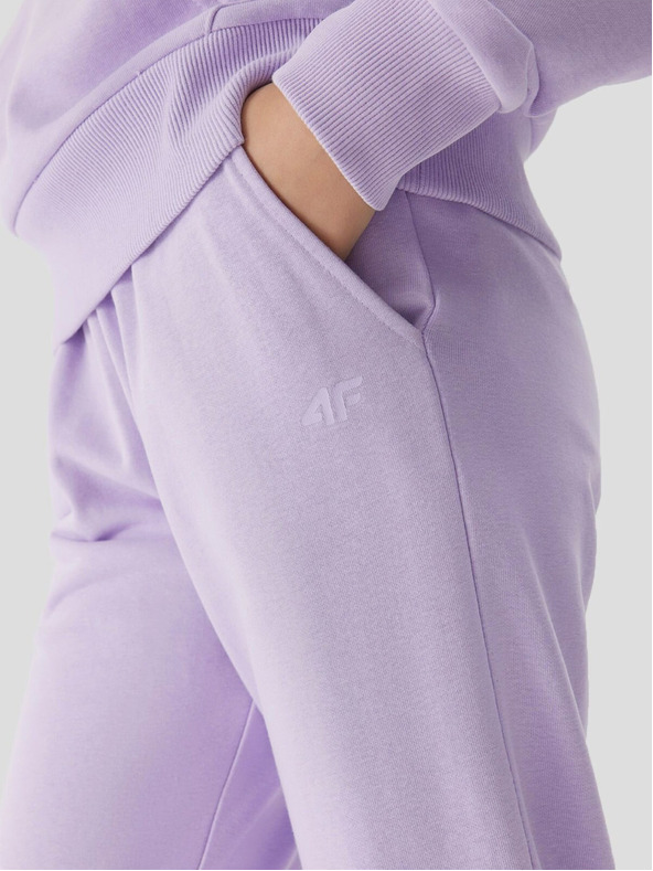 4F Pantaloni de bumbac pentru fete Sweatpants