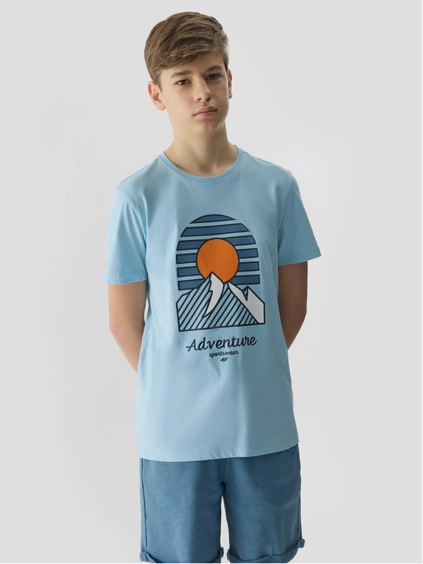 4F Tricou 4F din bumbac organic pentru băieți