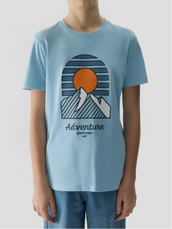 4F Tricou 4F din bumbac organic pentru băieți