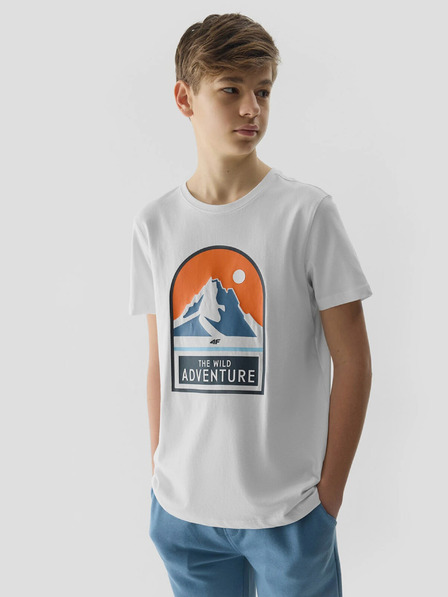 4F Tricou 4F din bumbac organic pentru băieți