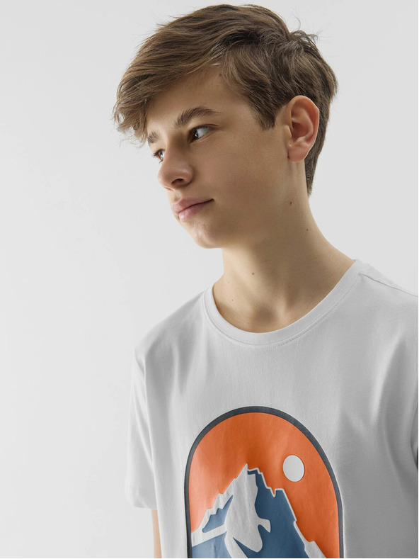 4F Tricou 4F din bumbac organic pentru băieți