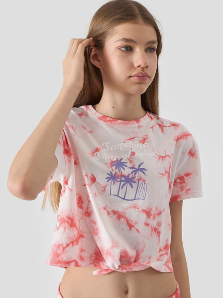 4F Tricou imprimat pentru fete 4F