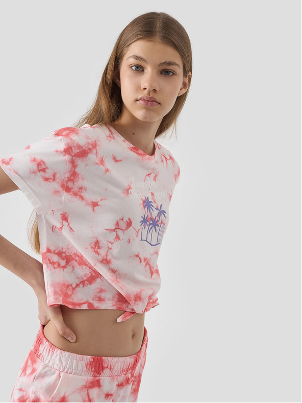 4F Tricou imprimat pentru fete 4F