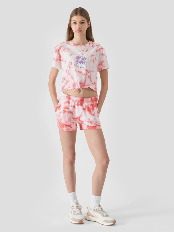 4F Tricou imprimat pentru fete 4F