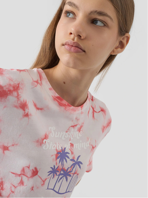 4F Tricou imprimat pentru fete 4F