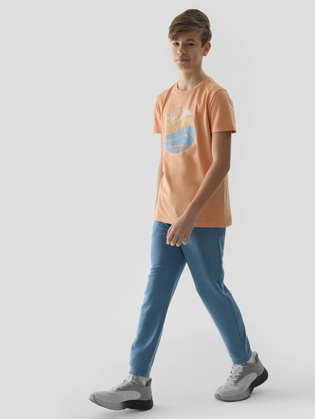 4F Tricou normal pentru băieți cu imprimeu 4F