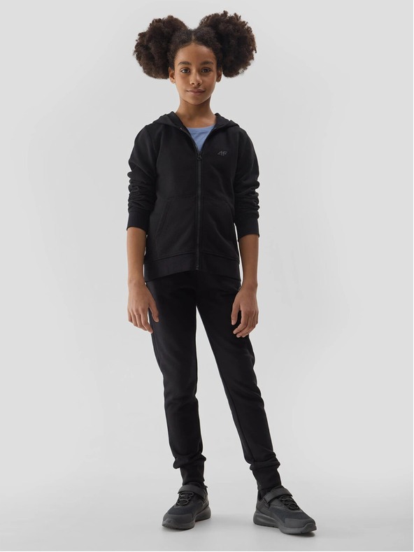 4F Hanorac cu glugă pentru fete 4F Sweatshirt