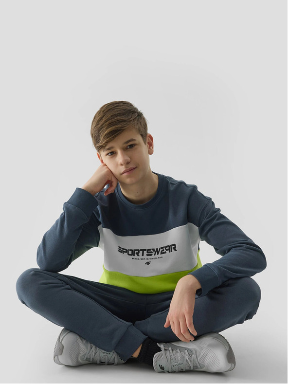 4F Hanorac pentru băieți fără închidere și fără glugă 4F