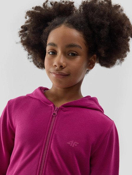 4F Hanorac cu glugă pentru fete 4F Sweatshirt