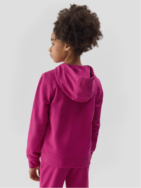 4F Hanorac cu glugă pentru fete 4F Sweatshirt