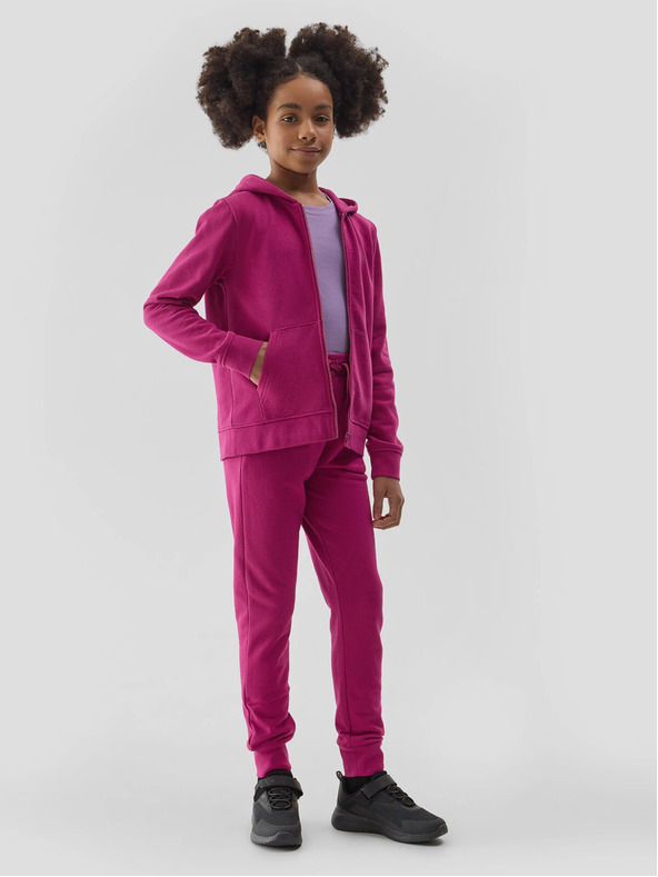 4F Hanorac cu glugă pentru fete 4F Sweatshirt