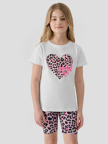 4F Tricou imprimat pentru fete 4F