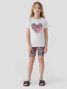 4F Tricou imprimat pentru fete 4F
