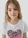 4F Tricou imprimat pentru fete 4F