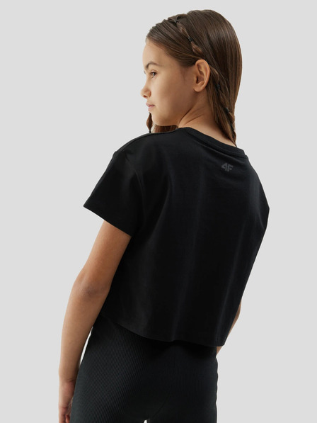 4F Tricou pentru fete din bumbac organic 4F