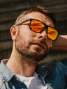 VEYREY Ochelari de soare unisex VeyRey Kerirnus Orange Lentile unvierzal