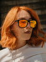 VEYREY Ochelari de soare unisex VeyRey Kerirnus Orange Lentile unvierzal