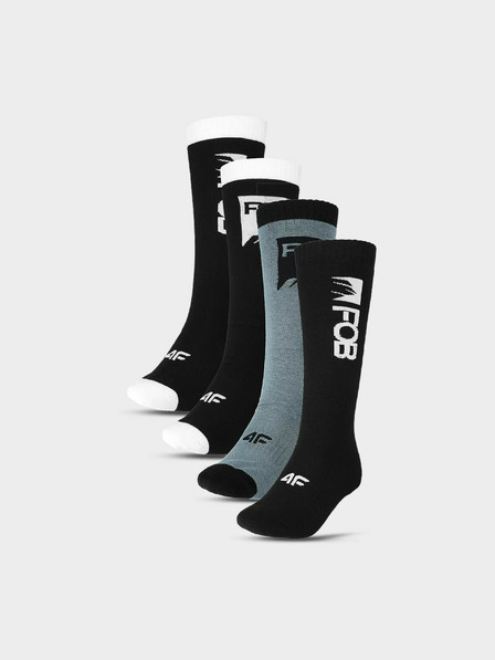 4F Șosete Snowboard pentru femei (pachet de 2) 4F