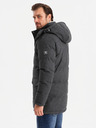Ombre Clothing Jachetă parka lungă și călduroasă pentru bărbați cu lână Ombre Clothing