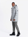 Ombre Clothing Jachetă parka lungă și călduroasă pentru bărbați cu lână Ombre Clothing