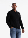 Ombre Clothing Tricou polo cu mânecă lungă pentru bărbați Ombre Clothing
