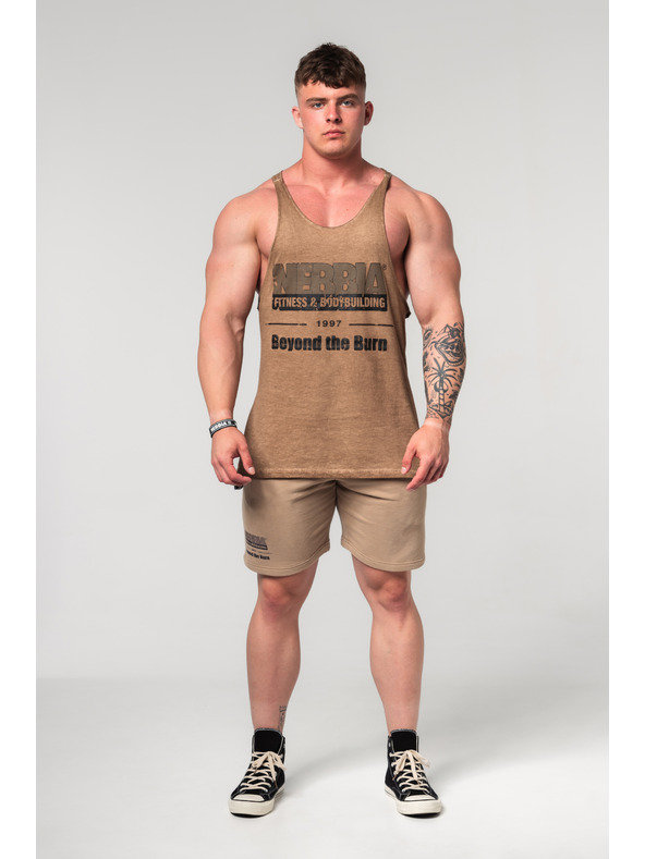 Nebbia Pantaloni de trening GYM BRO 352 M,maro deschis