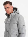 Ombre Clothing Jachetă cu glugă pentru bărbați Ombre Clothing