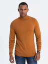 Ombre Clothing Knitted Viscose Turtleneck Solid Color pentru bărbați de la Ombre Clothing