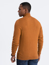Ombre Clothing Knitted Viscose Turtleneck Solid Color pentru bărbați de la Ombre Clothing