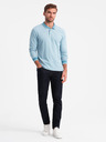 Ombre Clothing Tricou polo cu mânecă lungă pentru bărbați Ombre Clothing