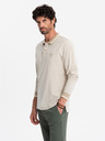 Ombre Clothing Tricou polo cu mânecă lungă pentru bărbați Ombre Clothing