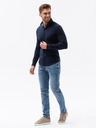 Ombre Clothing Cămașă tricotată cu mânecă Slim pentru bărbați Îmbrăcăminte Ombre